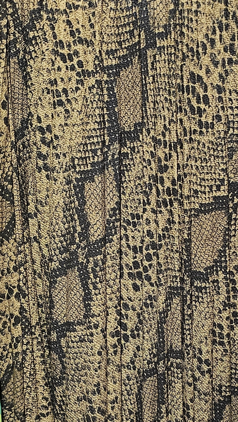 Leopard Pleated Skirt