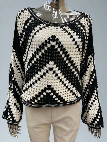 Crochet Long sleeve Top