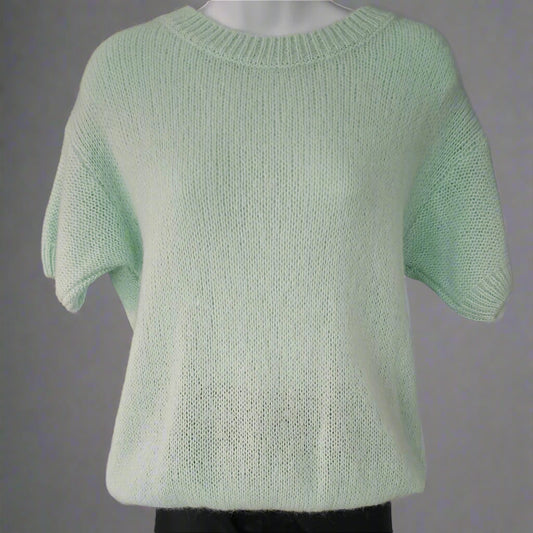 Mohair Blend Short sleeve soft knit jumper