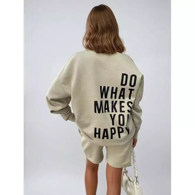 Sweatshirt & Shorts Co-ord set