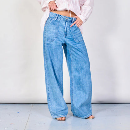High-waist Relaxed fit Jeans