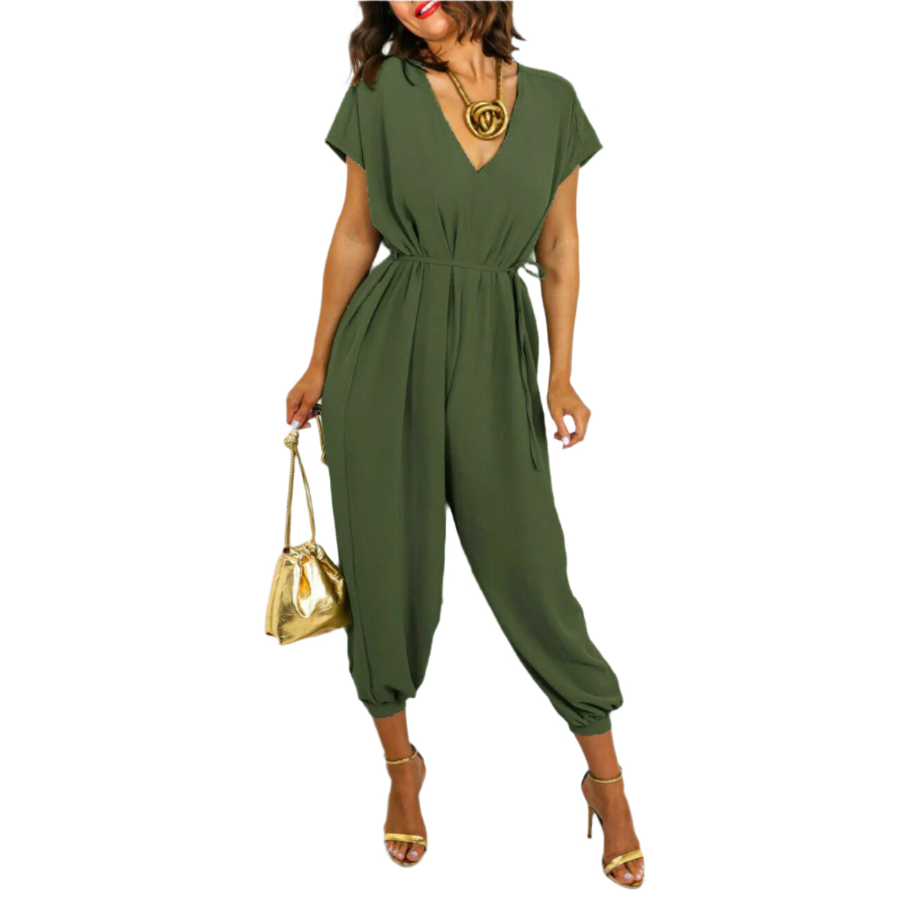 Harem Wide Leg Jumpsuit